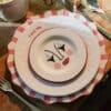 Pink Scalloped Plate - Afbeelding 2