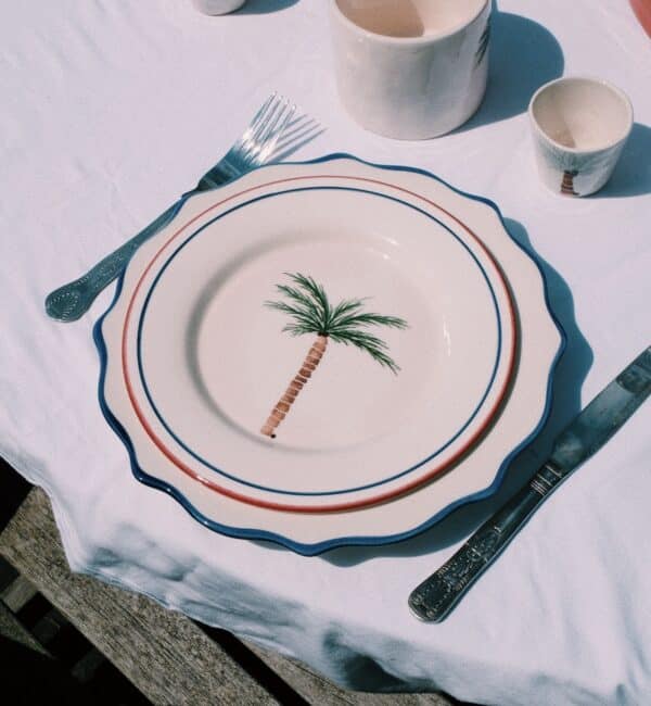 Palmboom bord - Afbeelding 2