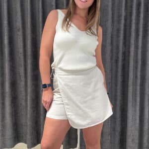 Beige Skort