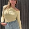 One shoulder top